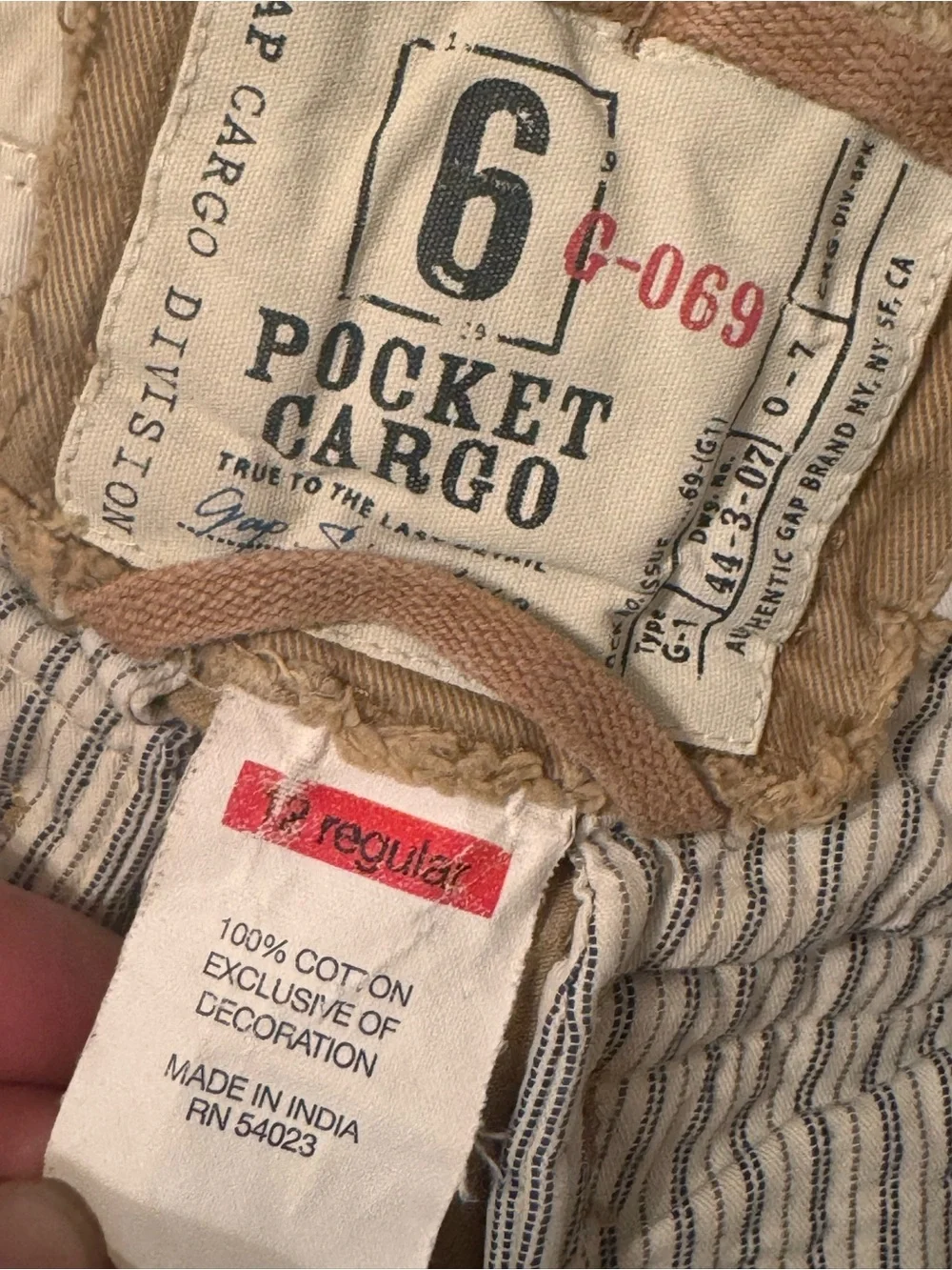 Vintage Boys Gap / Abercrombie  Cargo Shorts/ Size 12